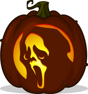 Pumpkin Carving Patterns and Stencils – Zombie Pumpkins!  – Ghostface pumpkin pattern – Scream