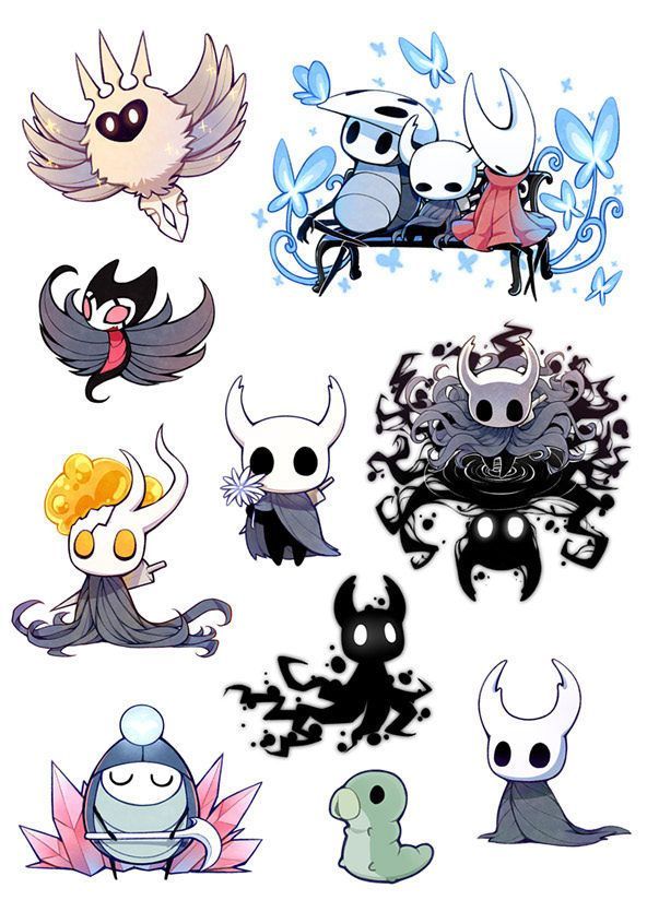 Hot Game hollow knight Ghost Brinquedos Keychain Keyring Acrylic Strap #fashion … Check mor…