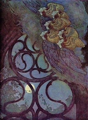Illustration: Dulac’s Poe and Tanglewood Tales – AnimationResources.org – Serving the Online Animation Community