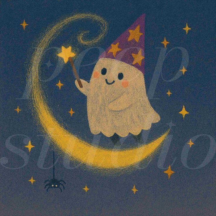 Spooky-Cute Halloween Ghost Wallpaper Bundle | 10 Instant Download Phone Backgrounds