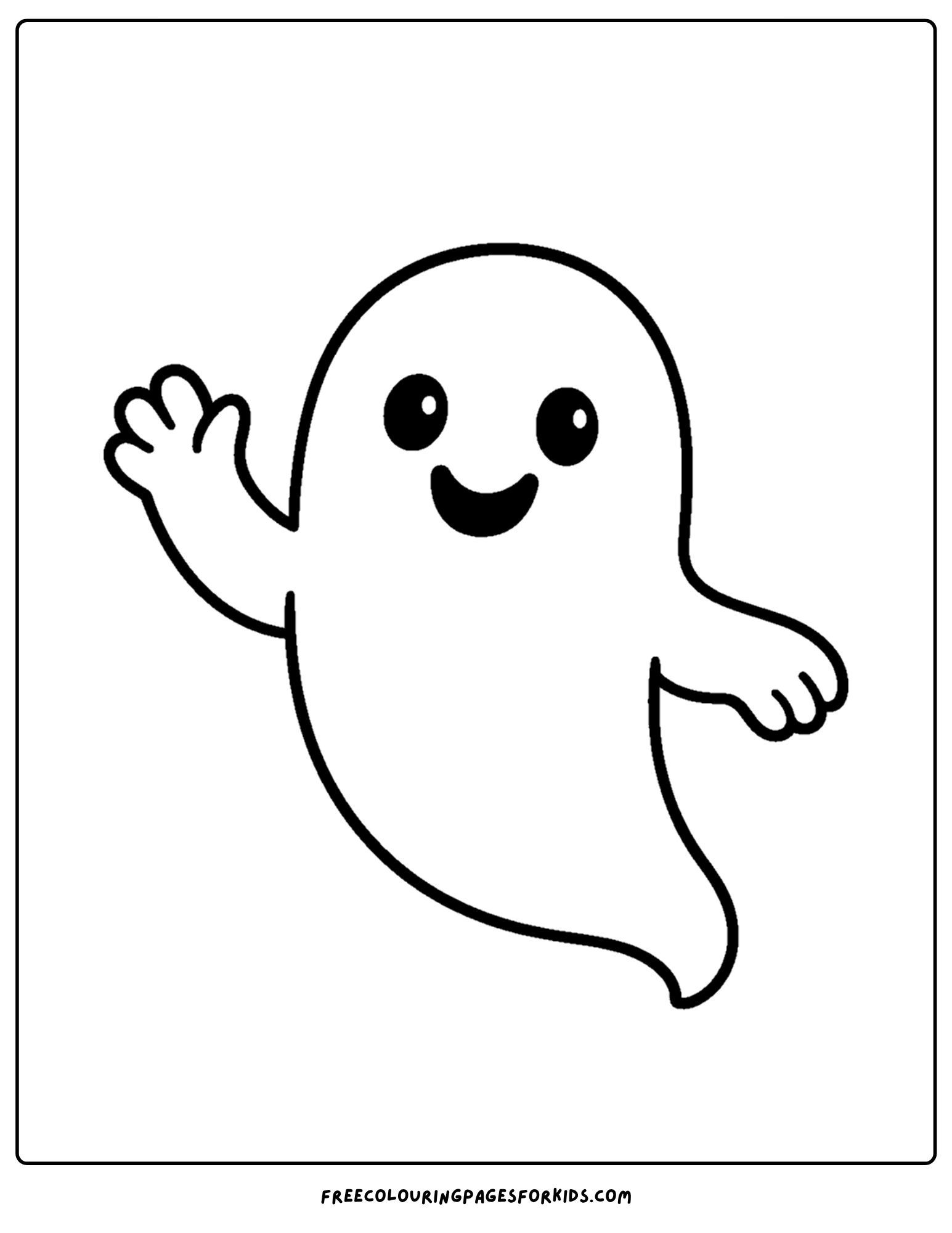 Fun Ghost Coloring Pages for Kids: Perfect for Halloween Classroom Projects