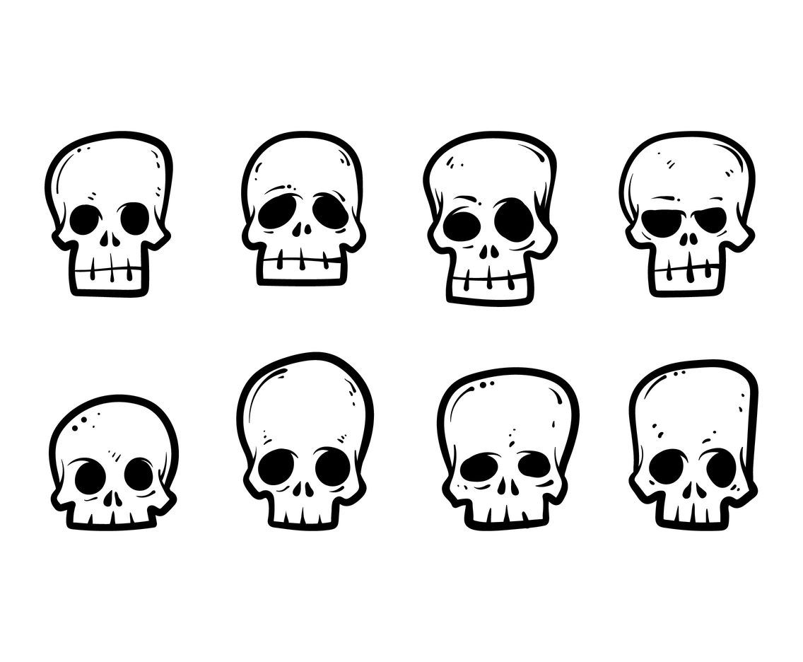 skull cartoon