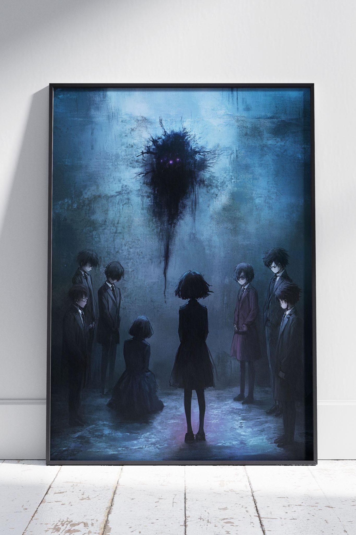 Mysterious Japanese Horror Art for Dark Decor