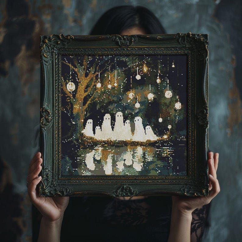 Woodland Ghosts Cross Stitch Pattern PDF – Cs12 – Etsy