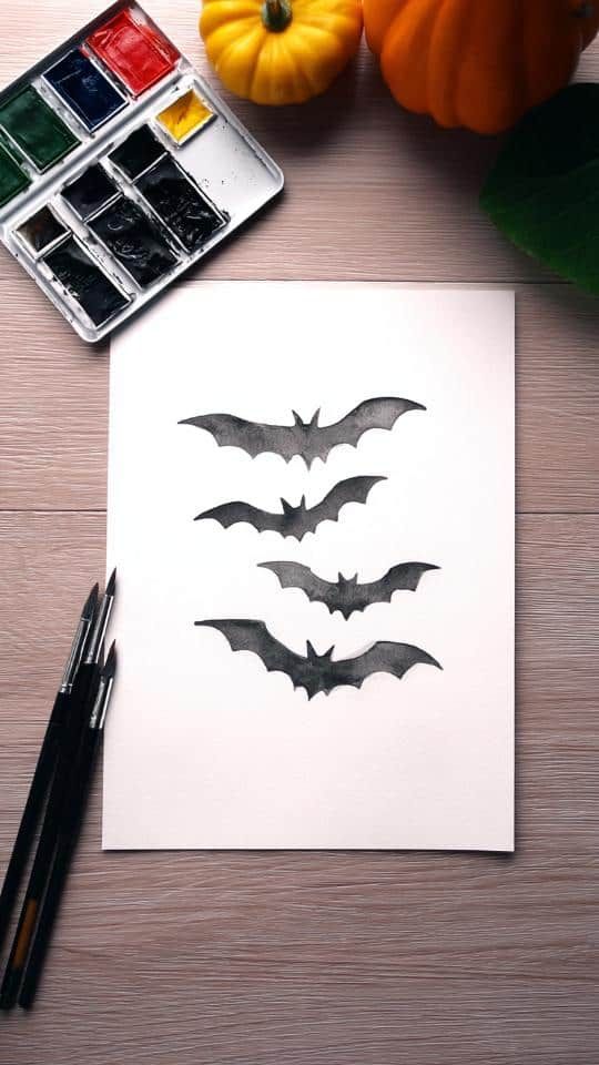 Best 24 Halloween Watercolor Paintings Ideas for Artists to Try