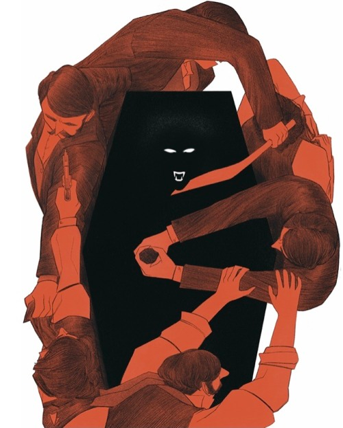 A beautiful set of illustrations for Dracula by… – collinsportmaine