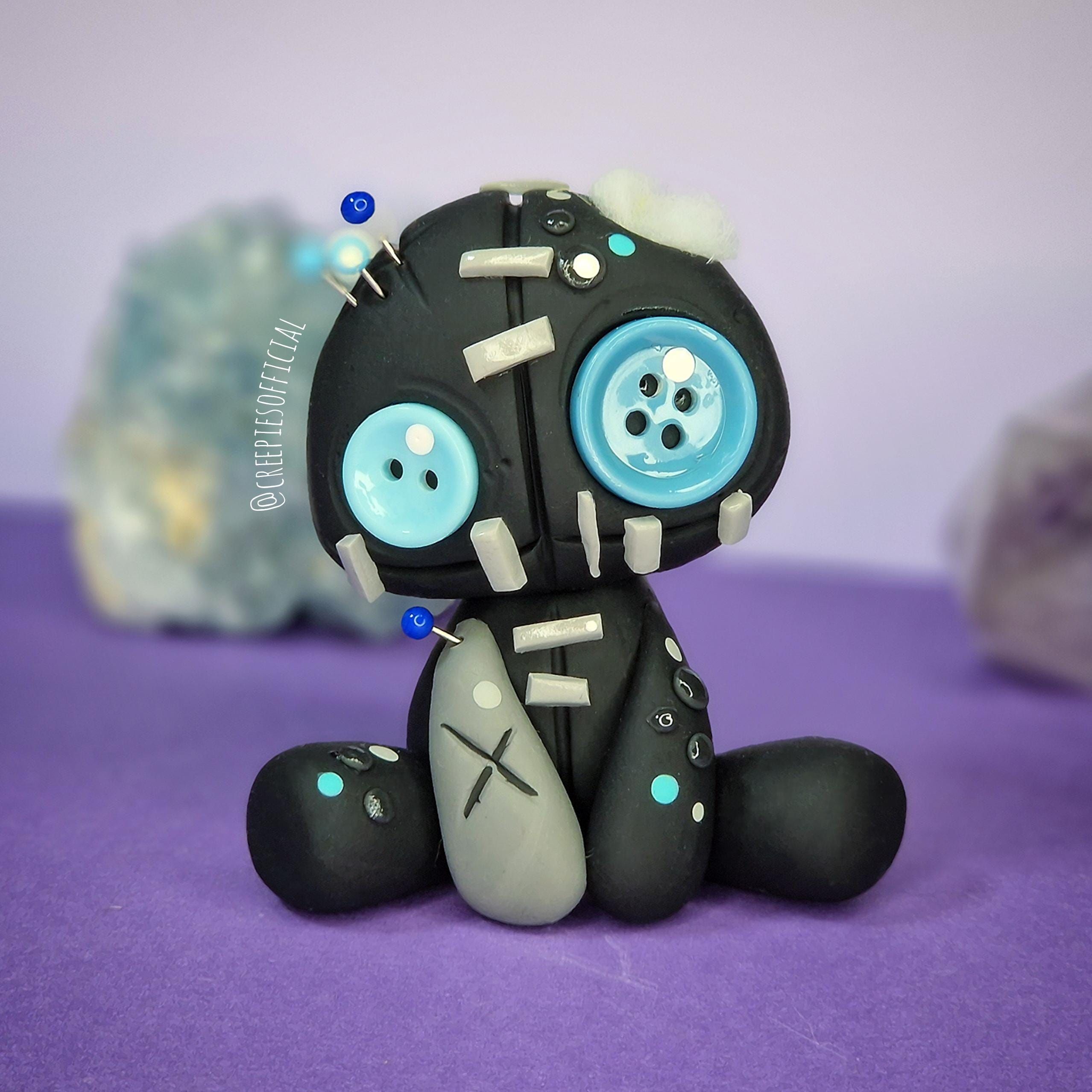 Vooboo – Creepies – clay sculpture – handmade – voodoo doll – Halloween – cute – ooak – quirky