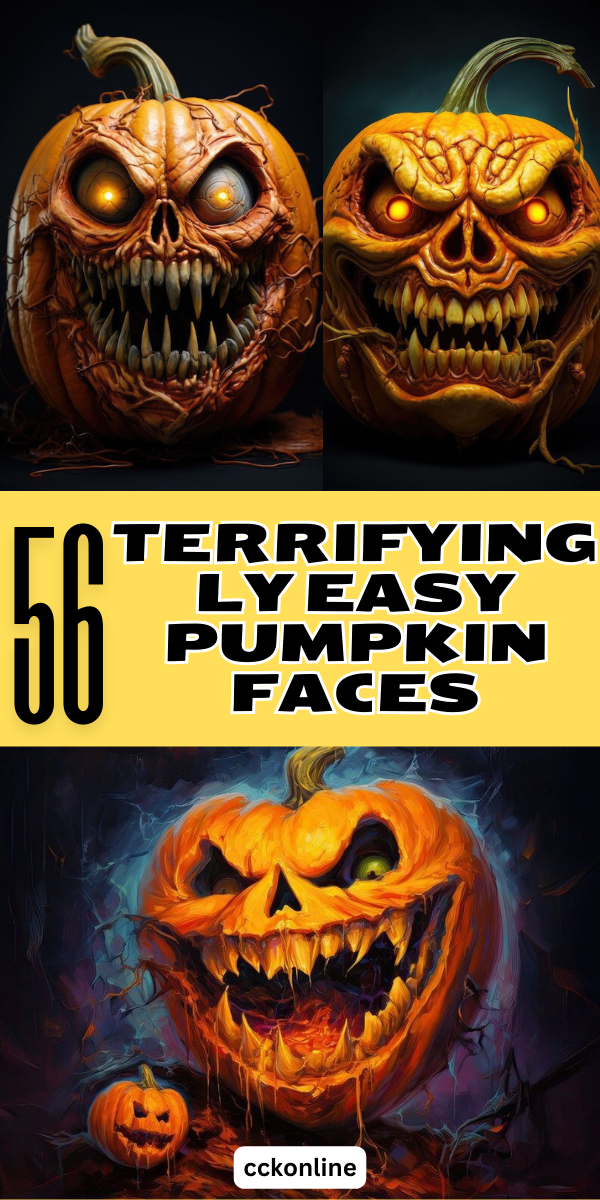 156 Creepy Pumpkin Carving Ideas You Can Do With Simple Stencils