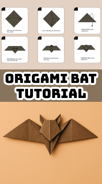 Easy Origami Bat Tutorial