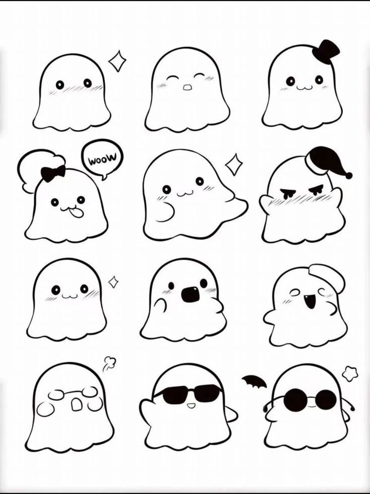 aesthetic drawing of the emojis 😍🤩