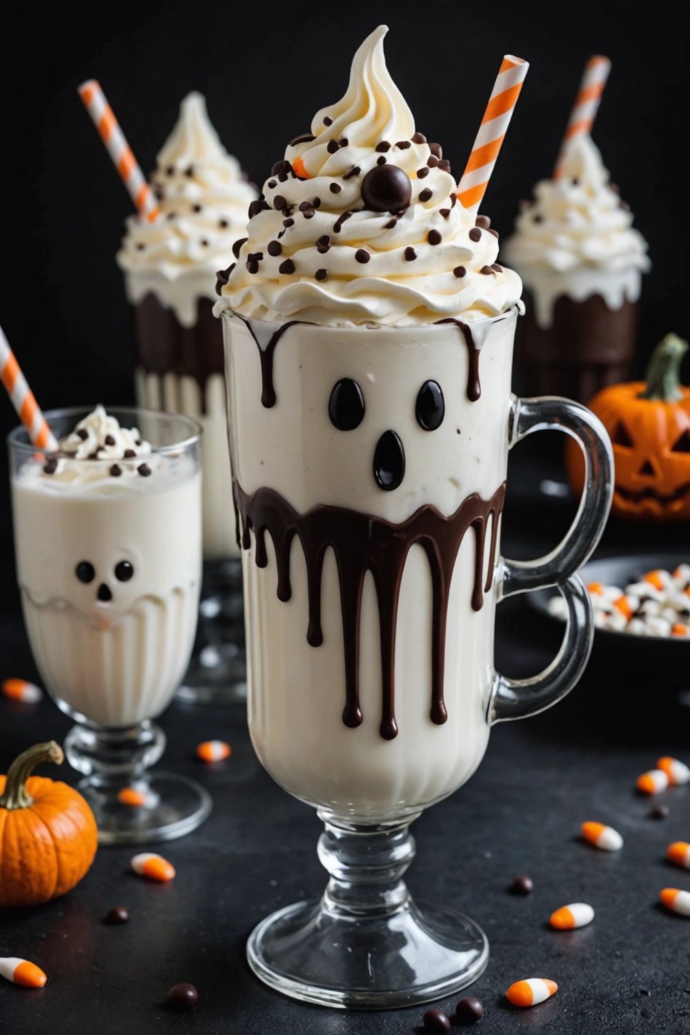 Spooky Ghostly Vanilla Milkshake – Fun Halloween Idea!