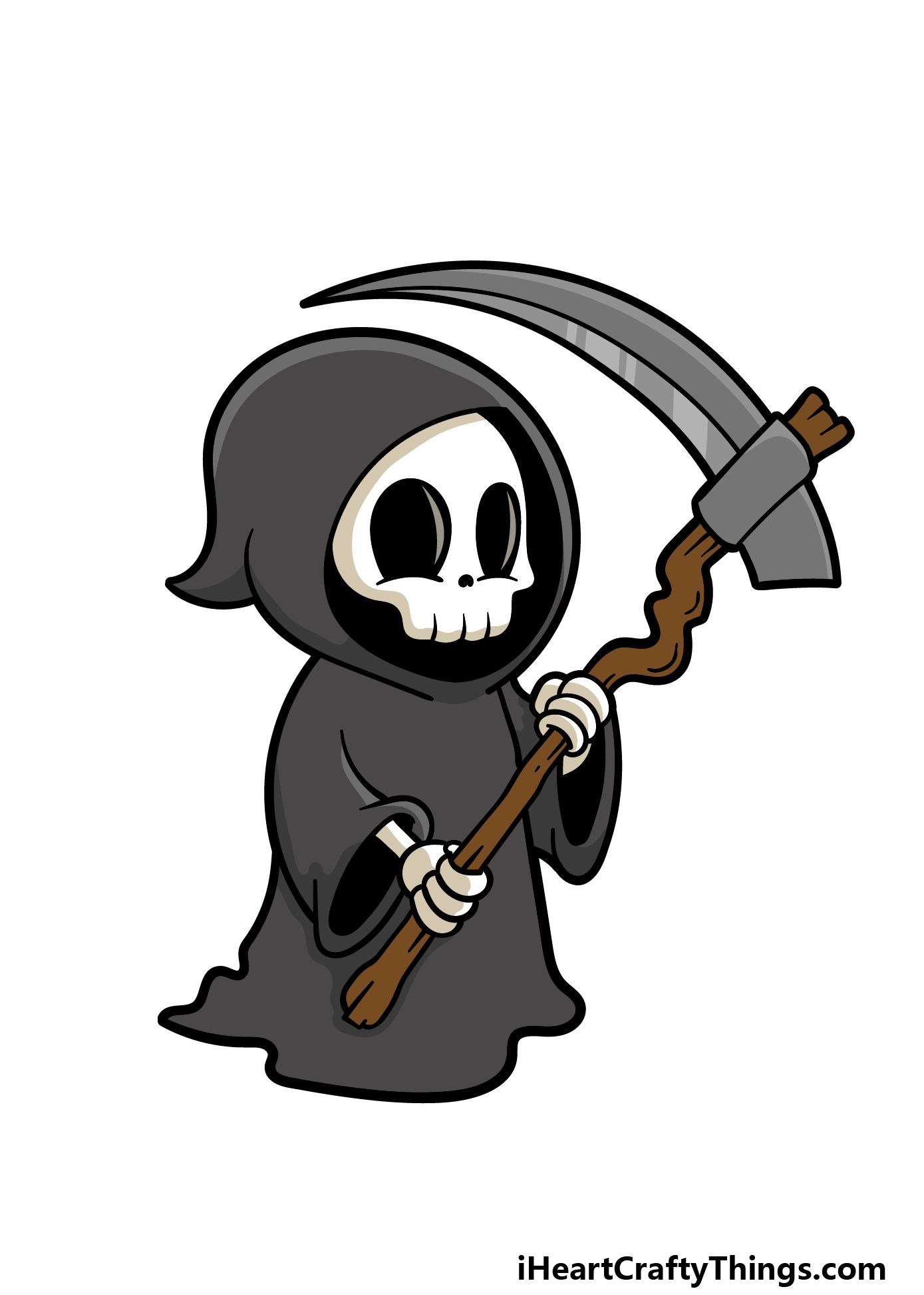 How to Draw A Cartoon Death – A Step by Step Guide