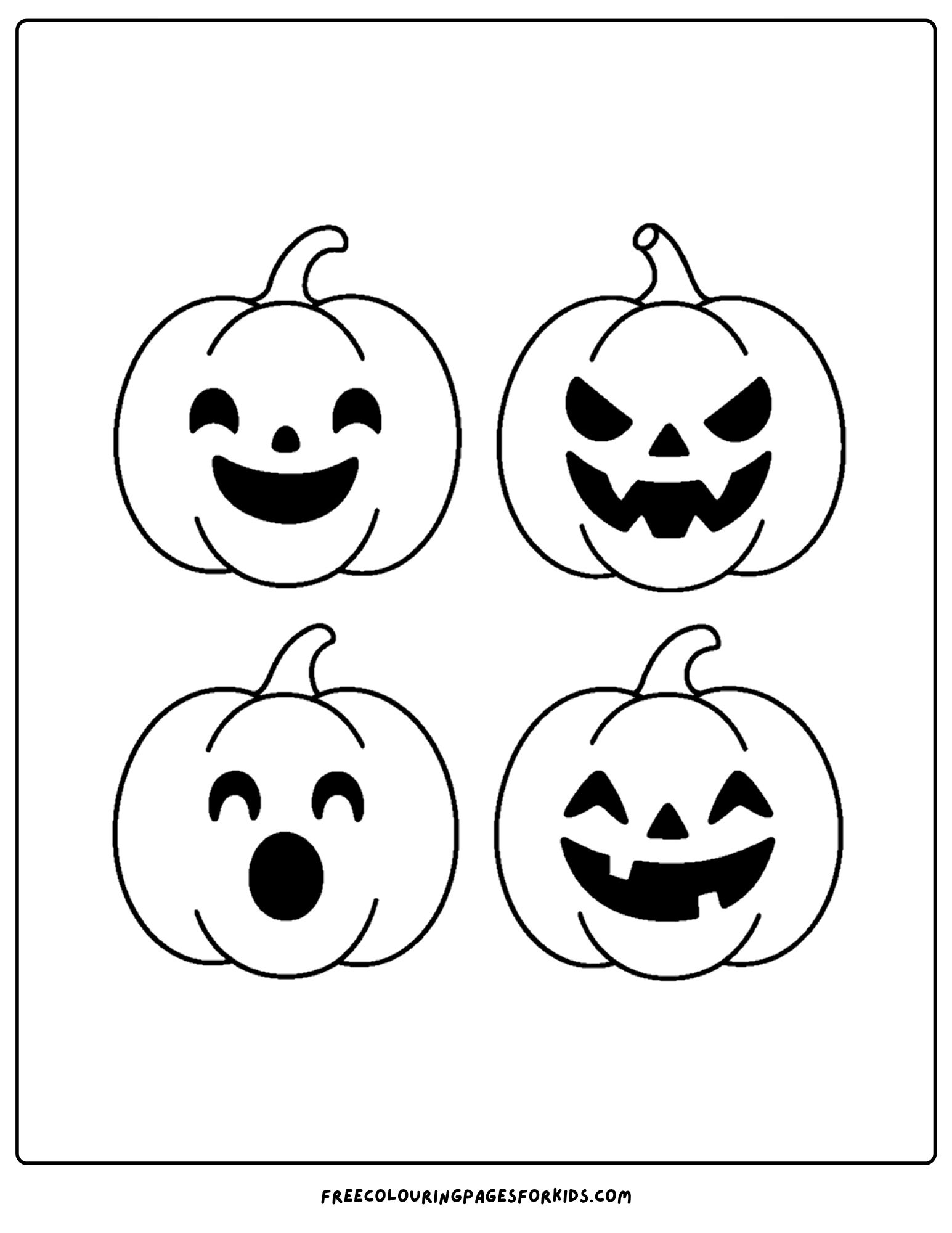 Halloween Coloring Pages for Kids