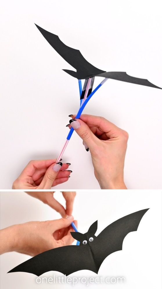 Easy Flapping Bat Craft