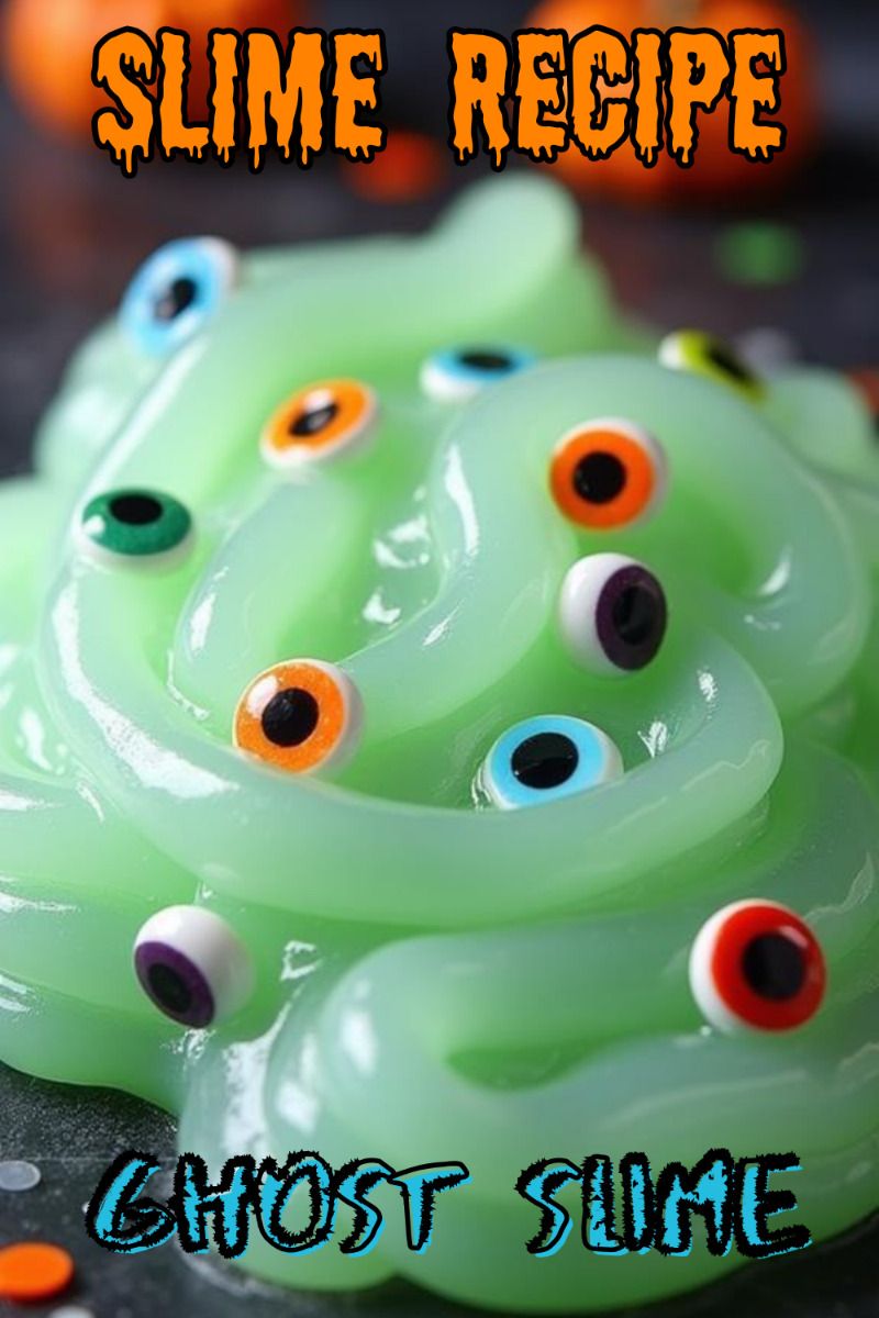 👁️ Spooky Eyeball Slime – Perfect for Halloween Sensory Play! 🎃