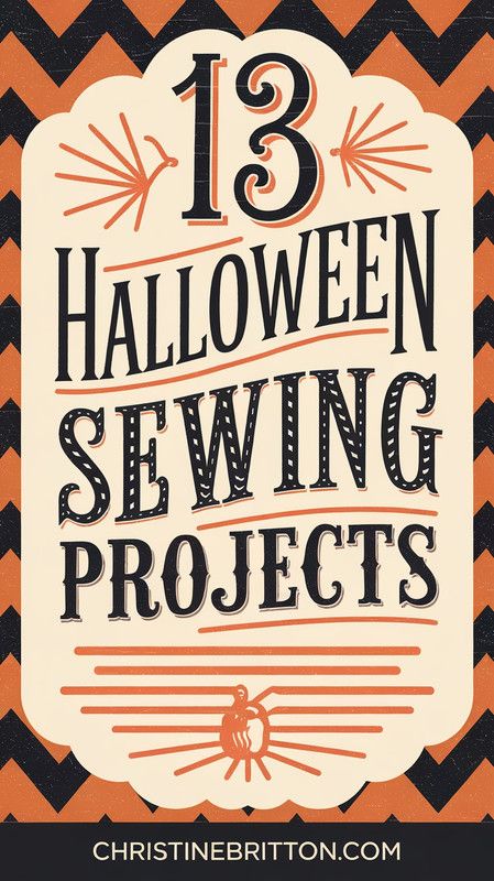 13 Spooky Halloween Sewing Projects 🕸️ Easy Halloween Quilt Patterns & DIY Fall Crafts