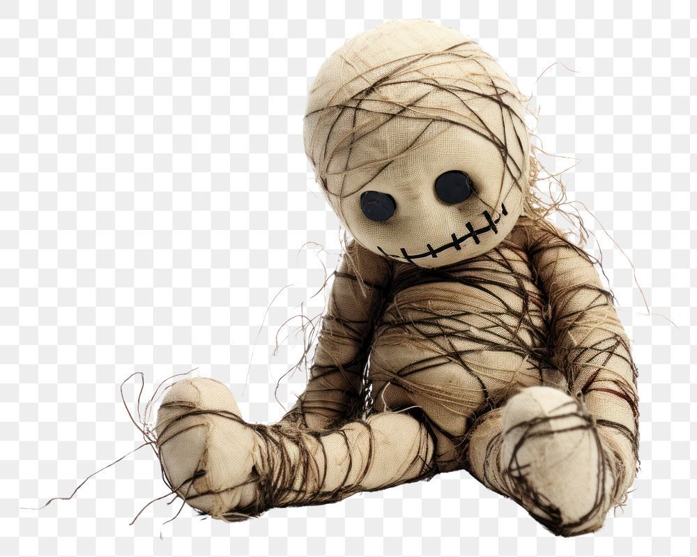 Download premium png of PNG spooky wrapped doll eerie about teddy bear, png, movie, voodoo, and f…
