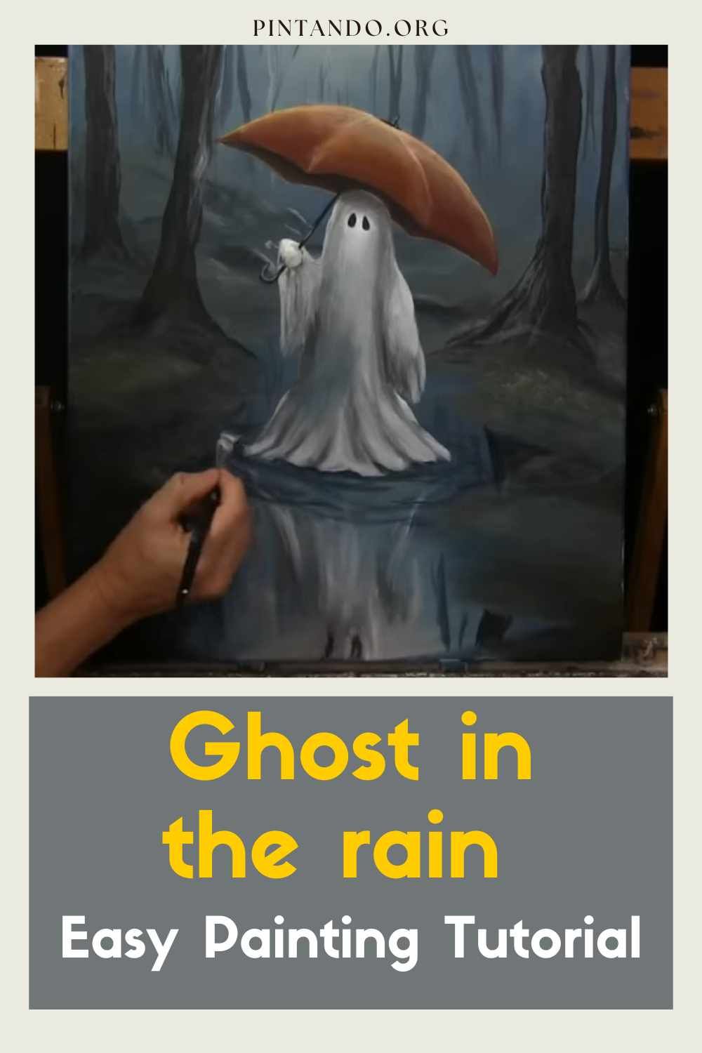 Ghost in The Rain: Easy Painting Tutorial – Pintando.org