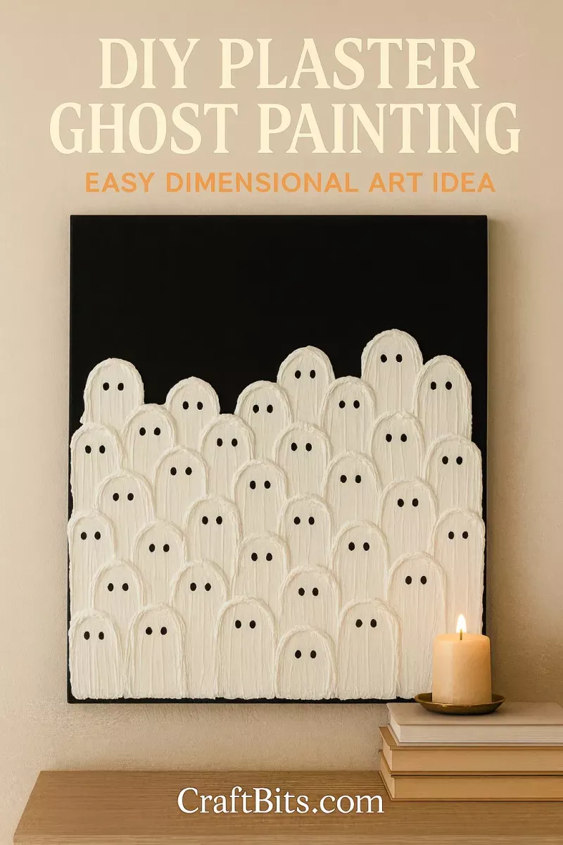 Halloween Spooky-Cute Dimensional Ghost Canvas Art