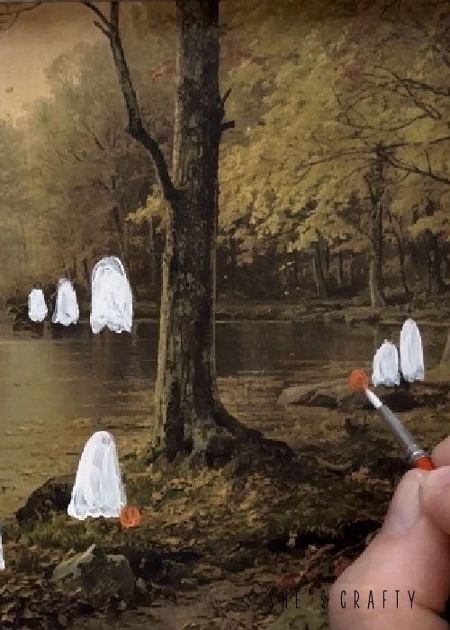 How to Make a Ghost Painting from a Printable