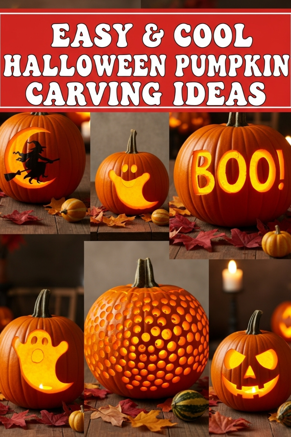 Easy & Cool Halloween Pumpkin Carving Ideas | Fun Jack-O’-Lantern Designs