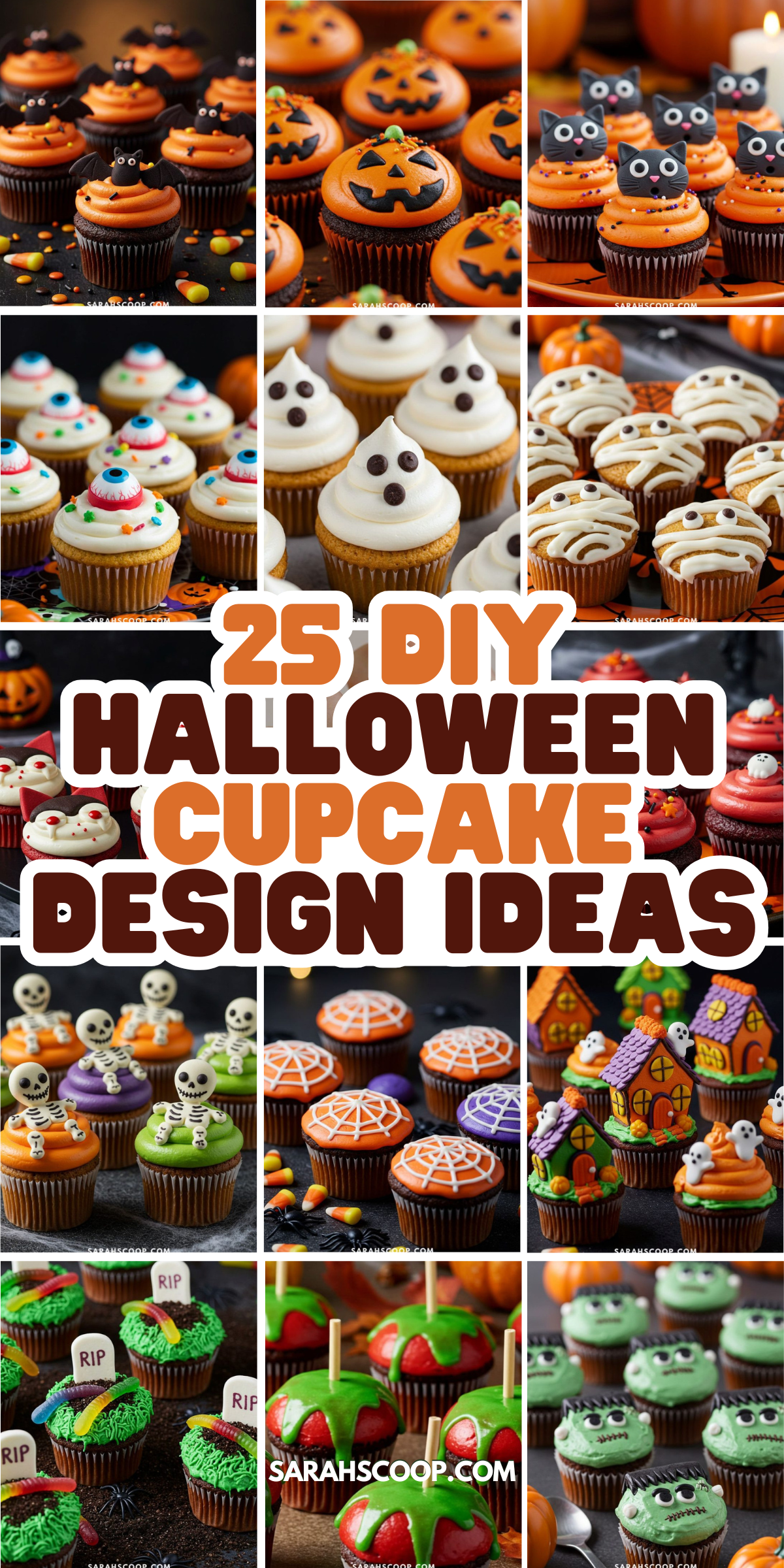 🧁🎃 25 Cute DIY Halloween Cupcake Ideas That Are Scary Sweet! 👻🧡