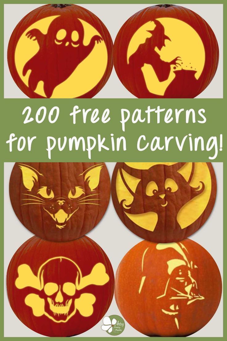 200 Free Pumpkin Carving Patterns