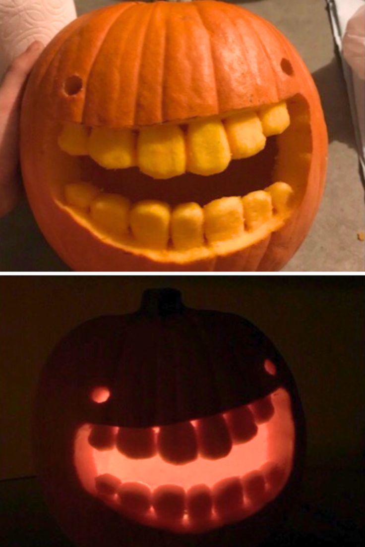 Best Creative Small Goofy Face Pumpkin Carving (Cute & Slightly Spooky)