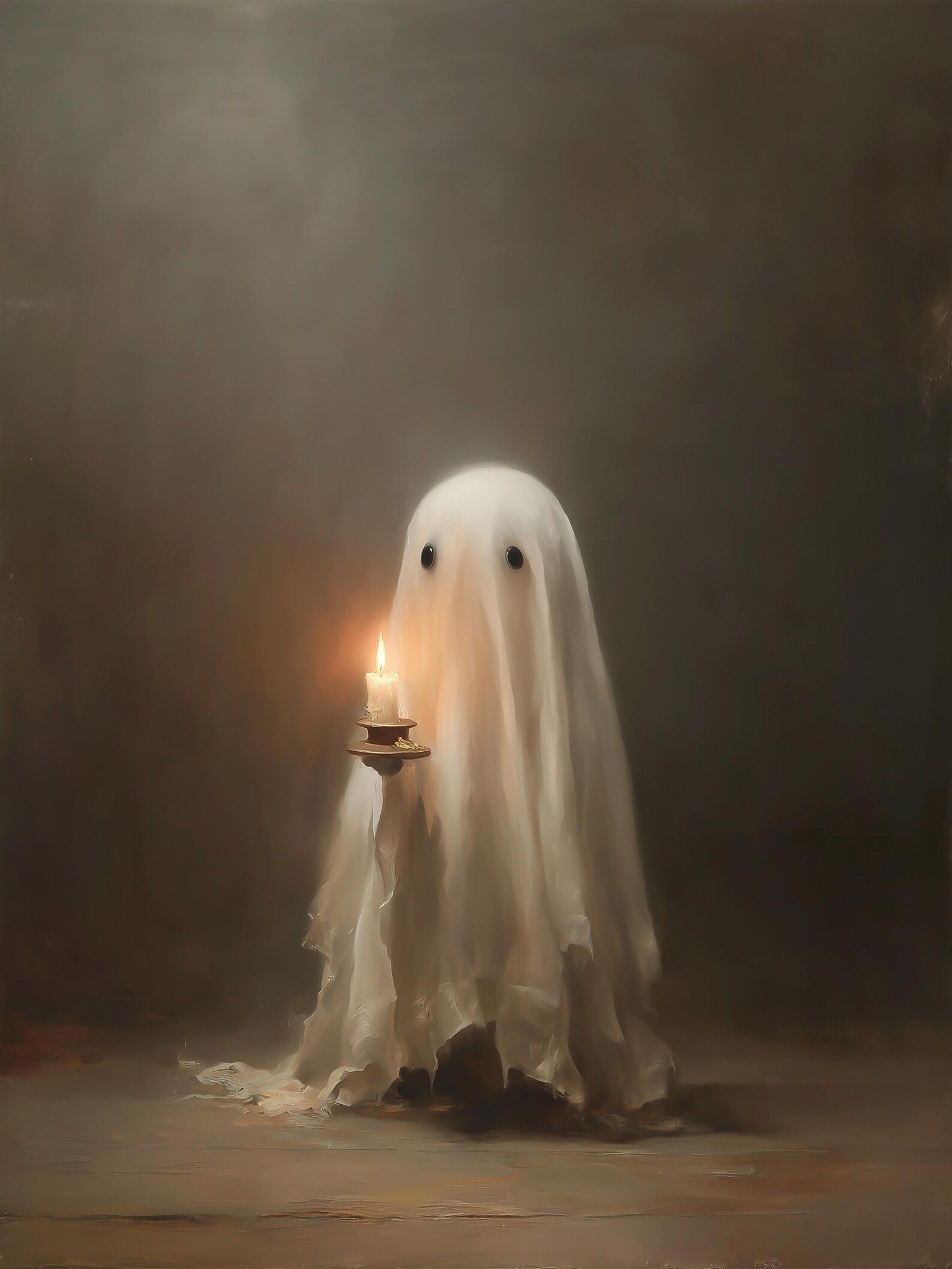 Cute Ghost Halloween Decor, Vintage Cute Ghost Printable for Living Room, Vintage Halloween Painting, Vintage Ghost Wall Art Home Decor #164 – Etsy