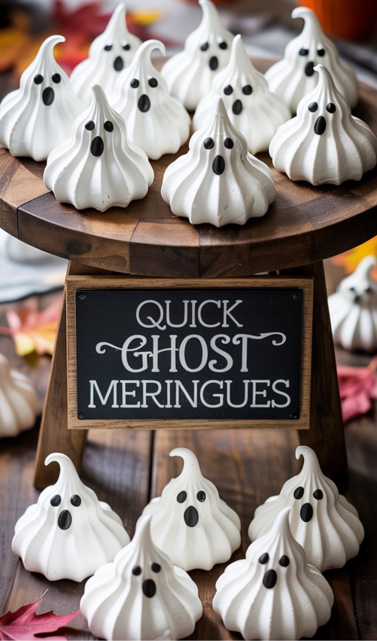 Quick & Easy Ghost Meringues – Perfect Halloween Treats Recipe