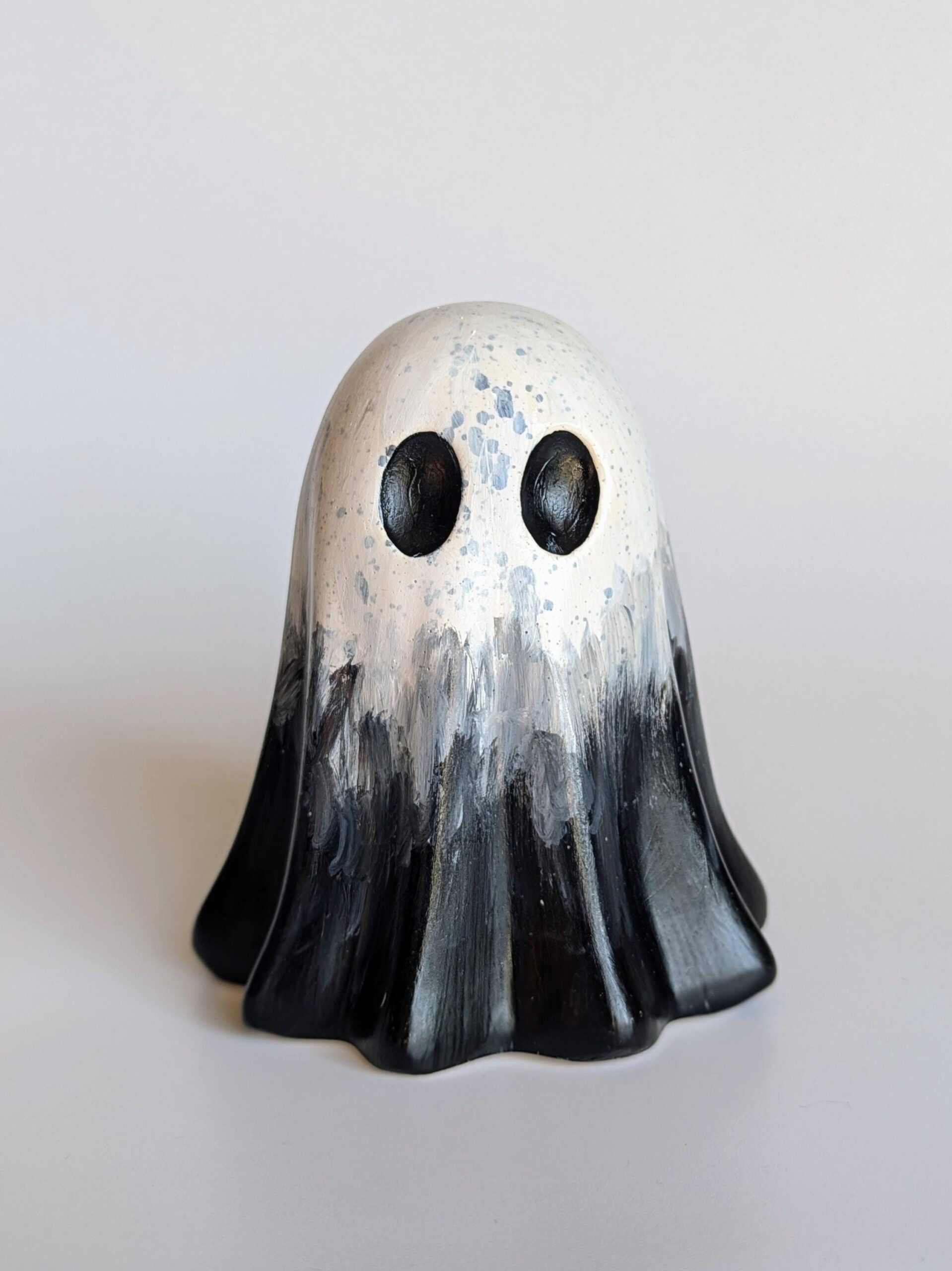 Handmade White Ghost Ornament – Nyx