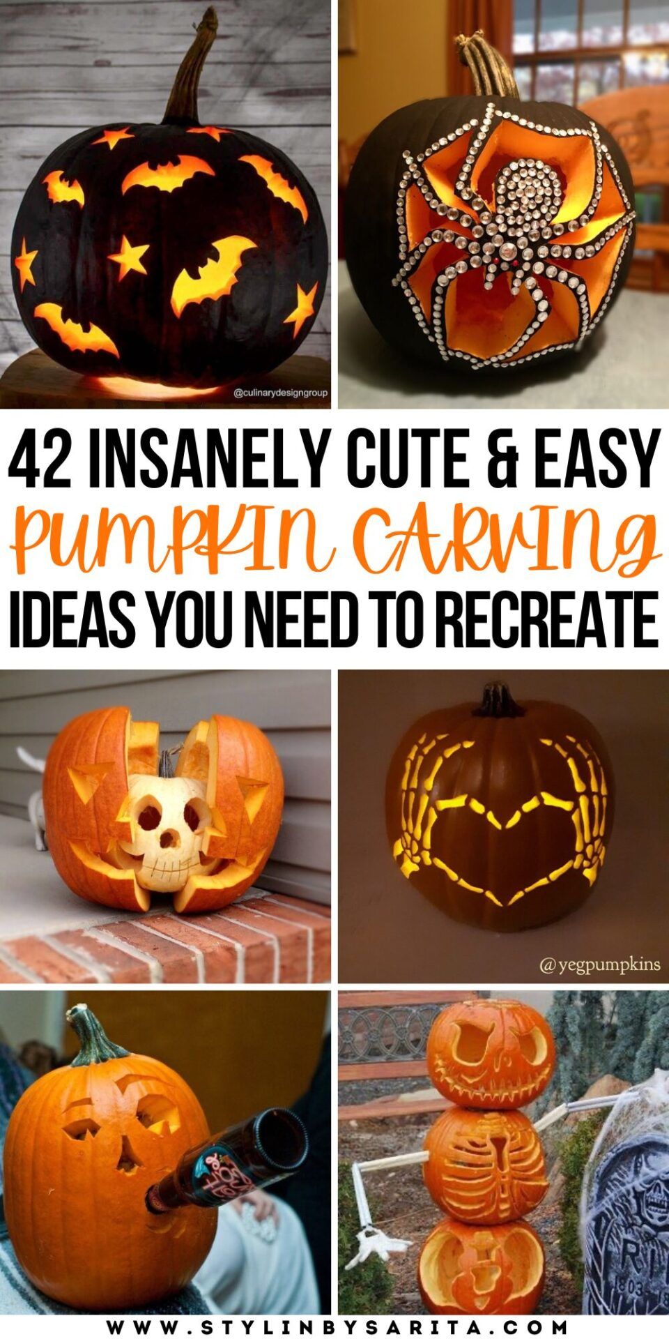 42 CREATIVE & FUN HALLOWEEN PUMPKIN CARVING IDEAS