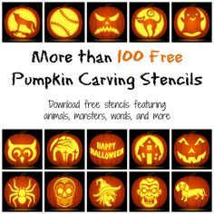 Free Pumpkin Stencils