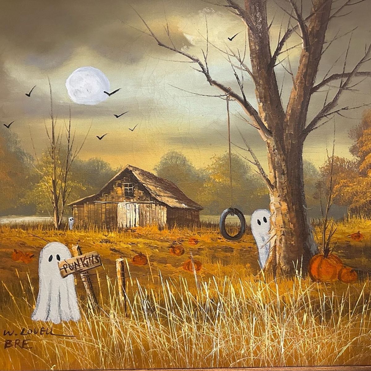 Everyone on my social feed is trying out this viral painting trend that’s right on time for spooky season
