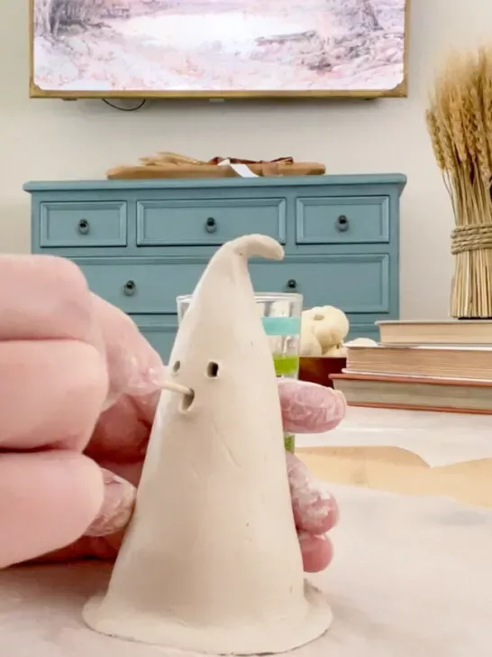 Spookify Your Home for Halloween: Glowing DIY Air Dry Clay Ghosts!