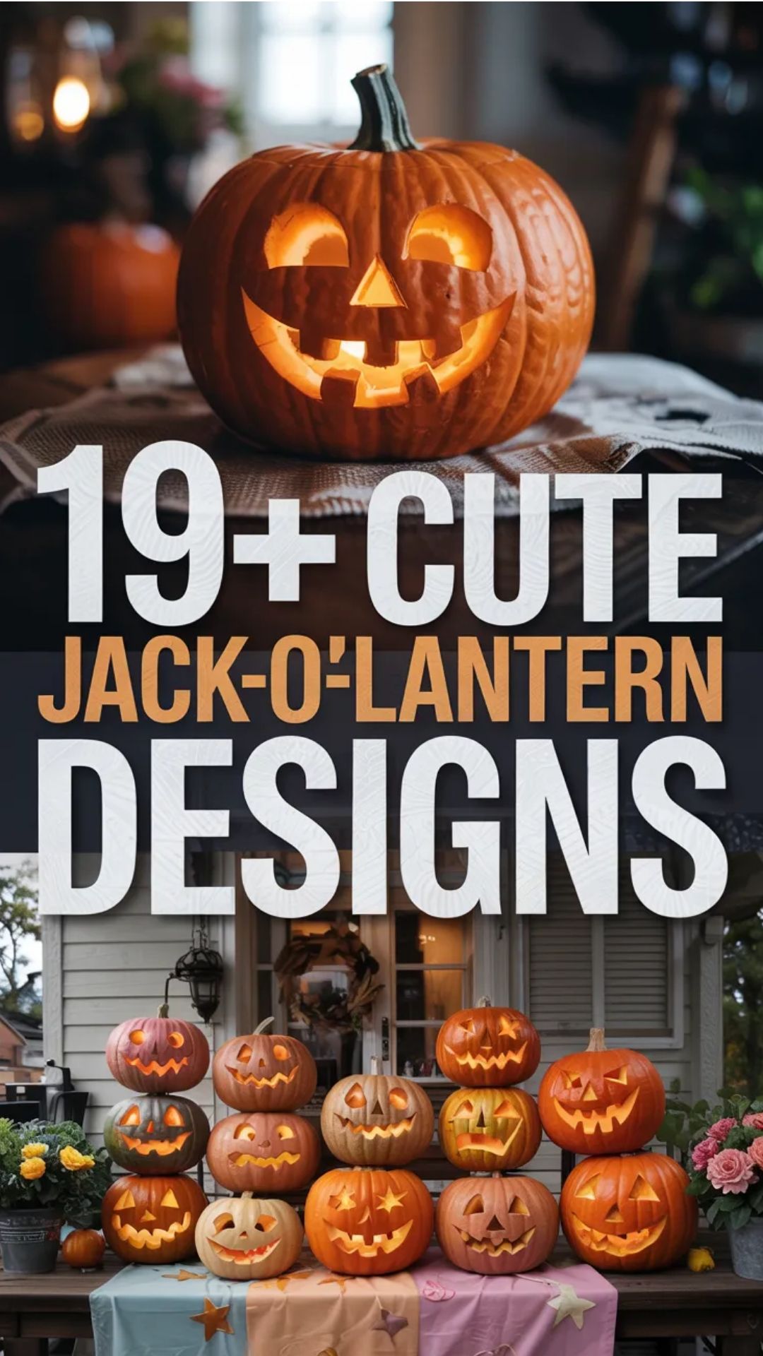 19 Cute Jack-O’-Lantern Designs That Everyone Will Love