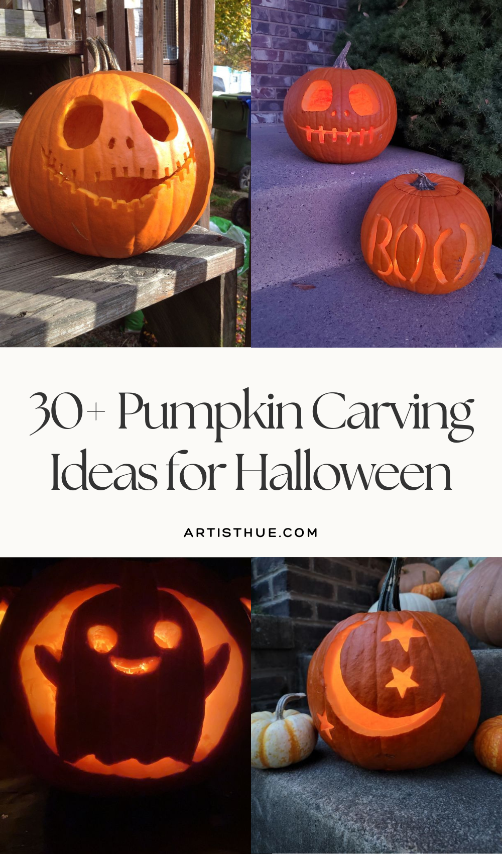 30+ Easy DIY Halloween Pumpkin Carving Ideas: Both Cute and Spooky