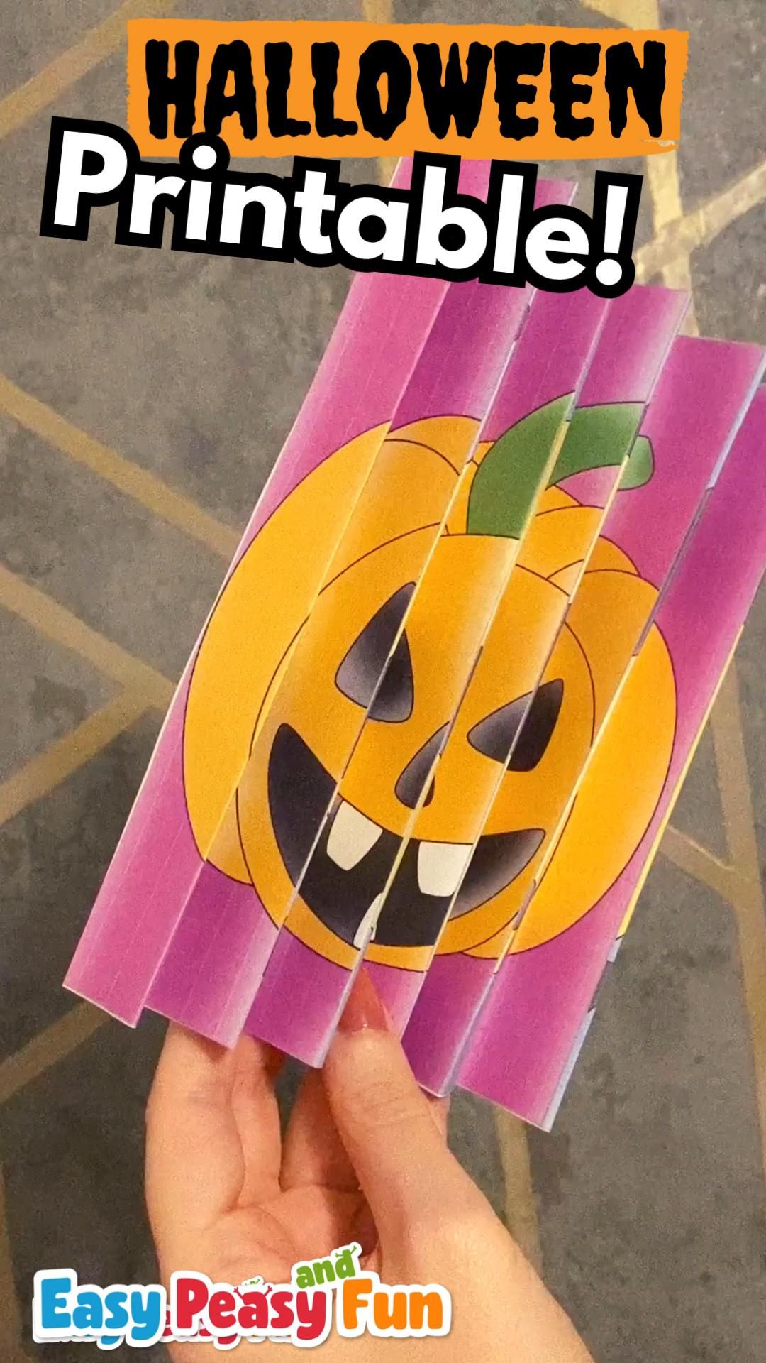 DIY Halloween Agamograph Printable Template