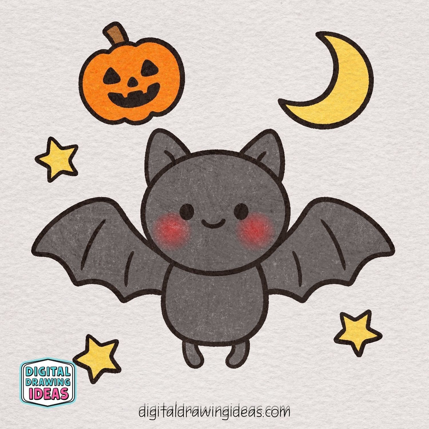 How to Draw a Bat Step by Step for Beginners