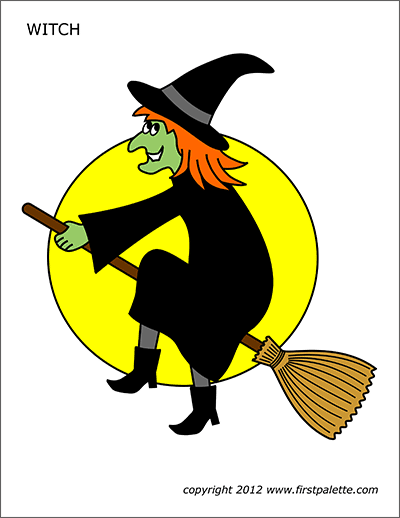 Witch | Free Printable Templates & Coloring Pages