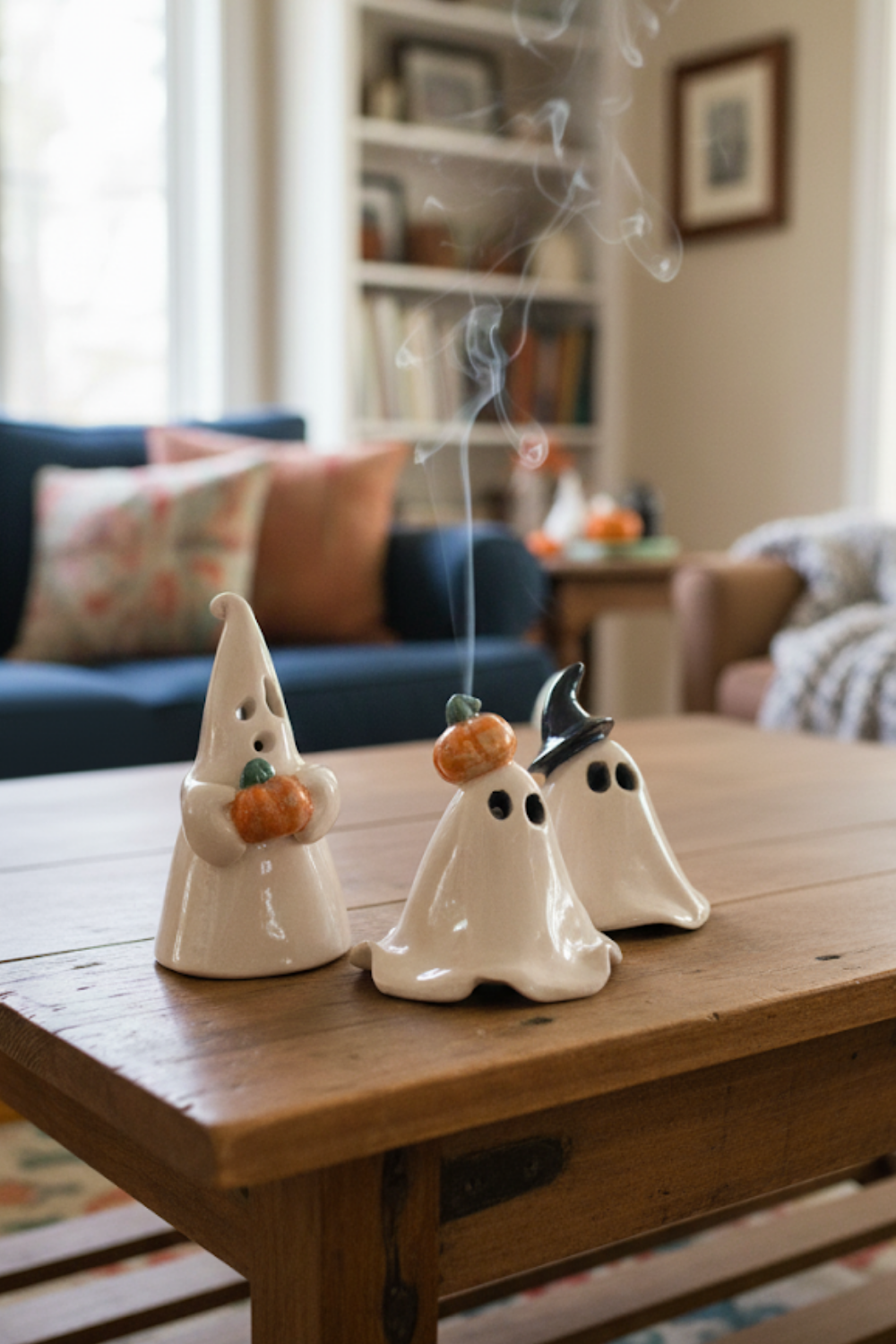 Handmade Ghost Incense Burner: Spooky & Cute Halloween Home Decor