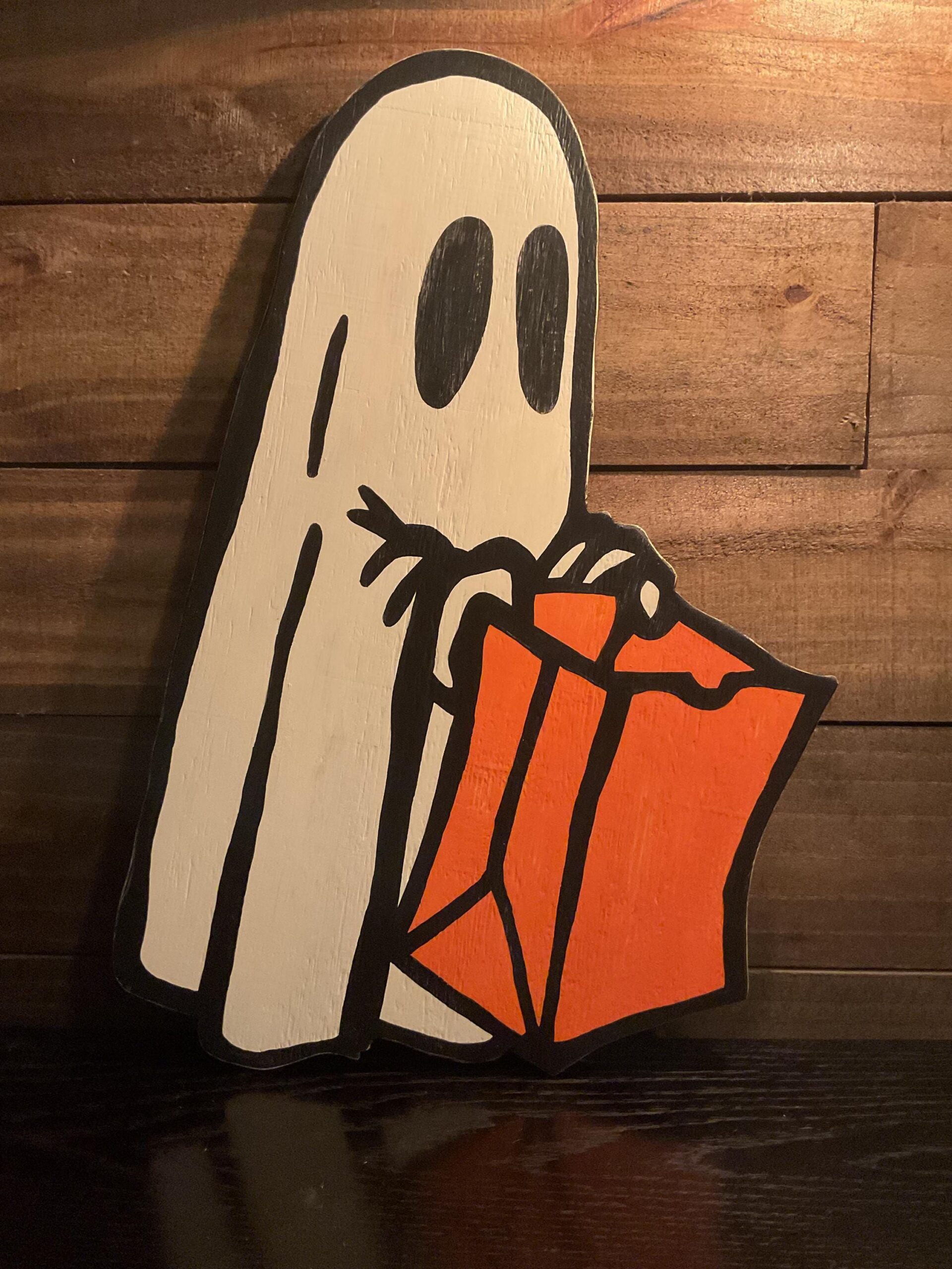 Trick or Treater Ghost by October Road Designs