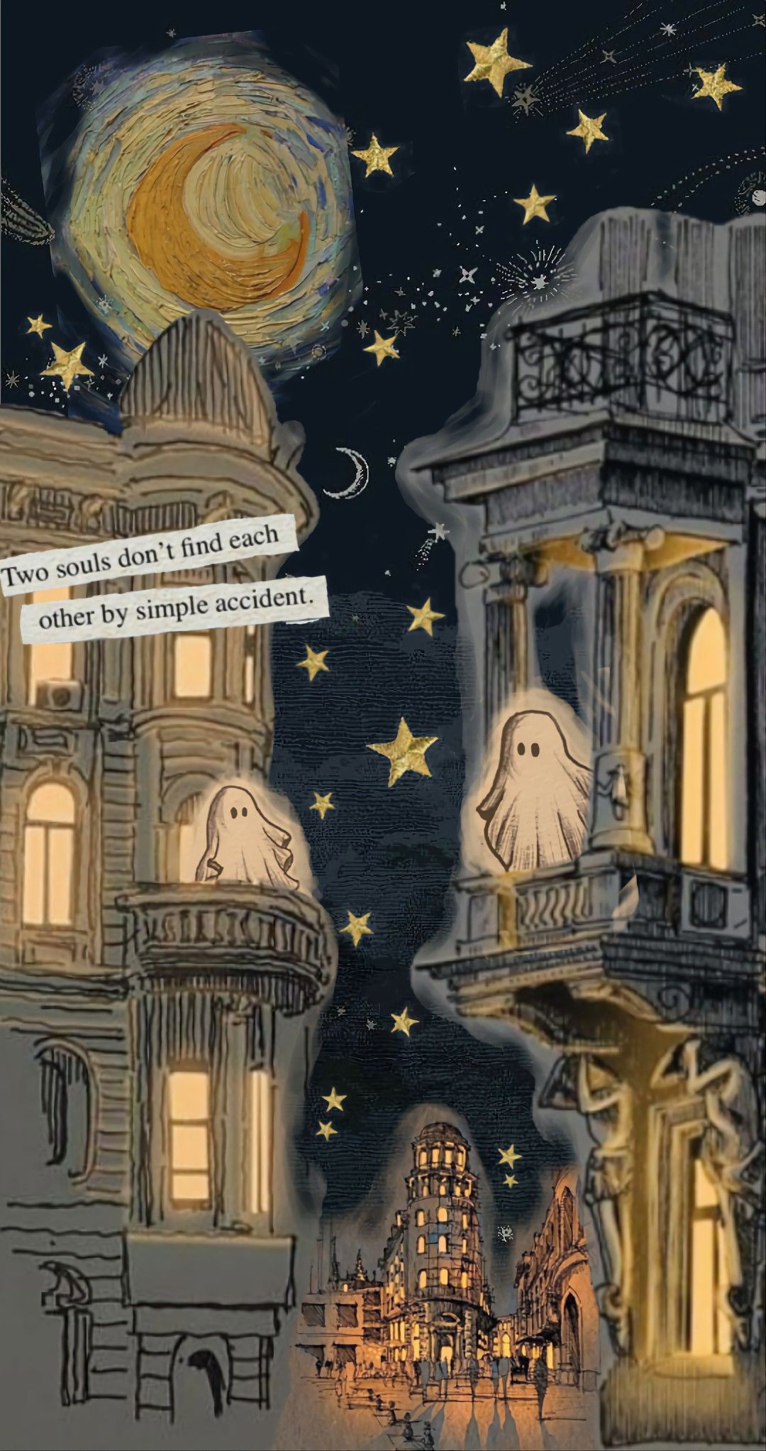 Ethereal Romance: Ghost Lovers in the Night
