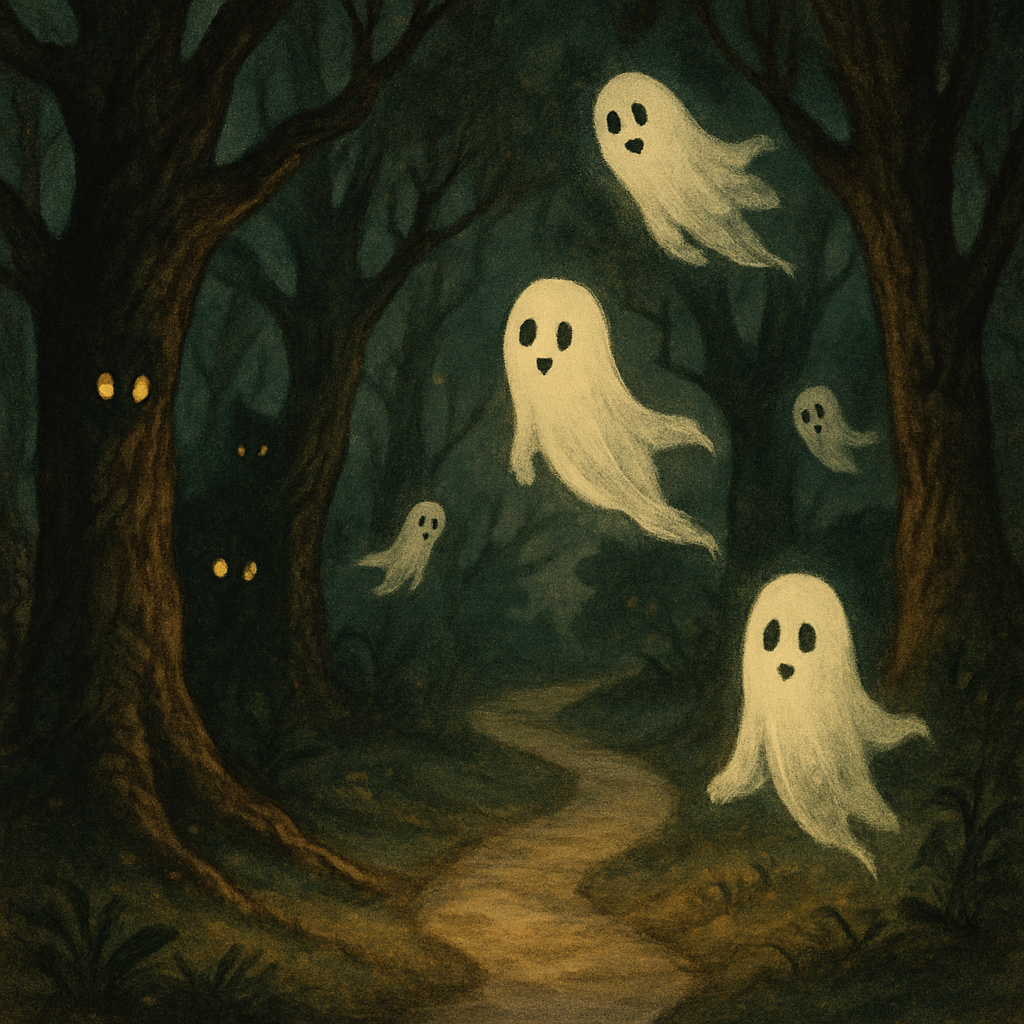 Haunted Nightfall – DIY Painting By Numbers Kit