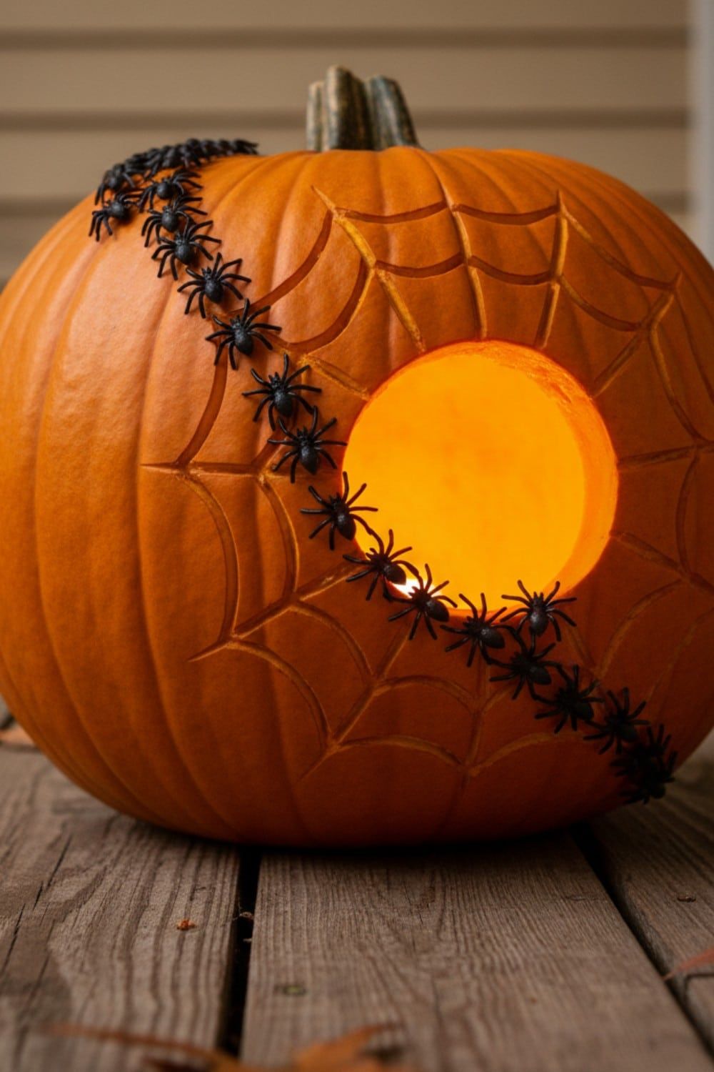 15 Creative Spider Pumpkin Carving Ideas – Create a Marching Spider Army Invading Your Pumpkin