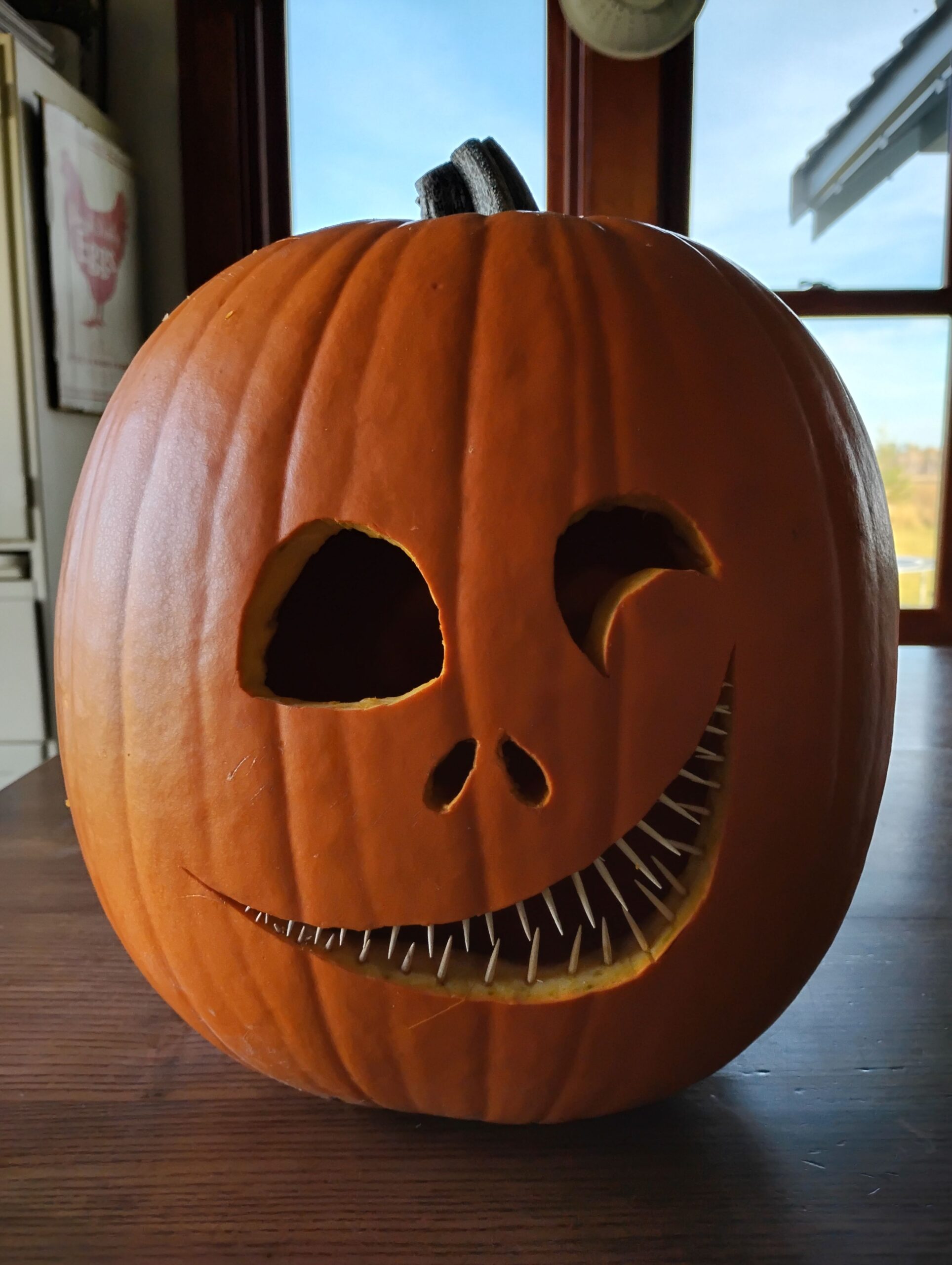This is how I carved my pumpkin in 2024.
