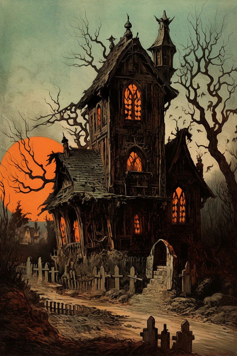 12+ Haunted House Clipart: (Halloween-ish)