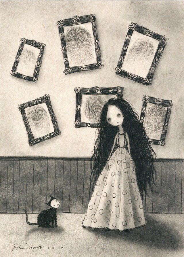 Collector of Prints (5\”x7\” print of an original painting by Sophia Rapata)