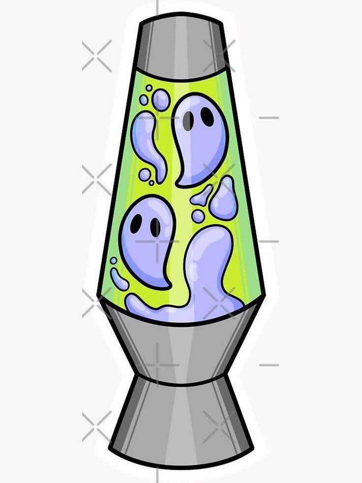 “Ghost Lava Lamp” Sticker for Sale by Sarah Borys