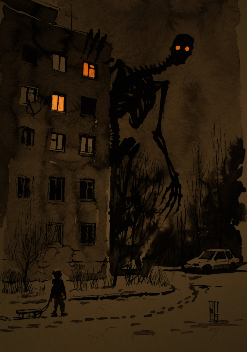 Night walking, Boris Groh